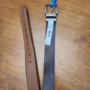 Columbia Reversable Mens Belt Tan Brown 30/32‎ Synthetic Leather